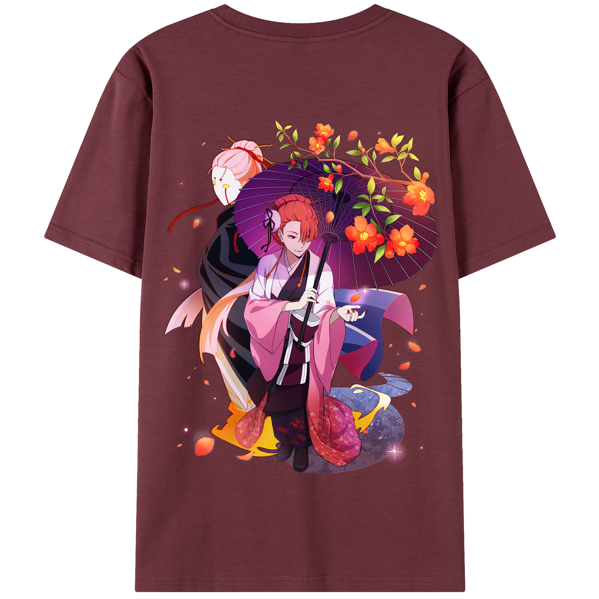 （画像用） 文豪ストレイドッグス Bungo Stray Dogs 綿100％半袖Tシャツ（背面プリント）